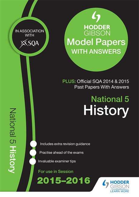 Book cover of National 5 History 2015/16 Sqa Past And Hodder Gibson Model Papers (PDF)
