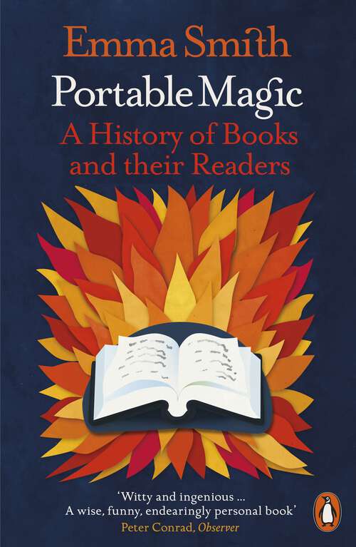 Book cover of Portable Magic: A History of Books and their Readers
