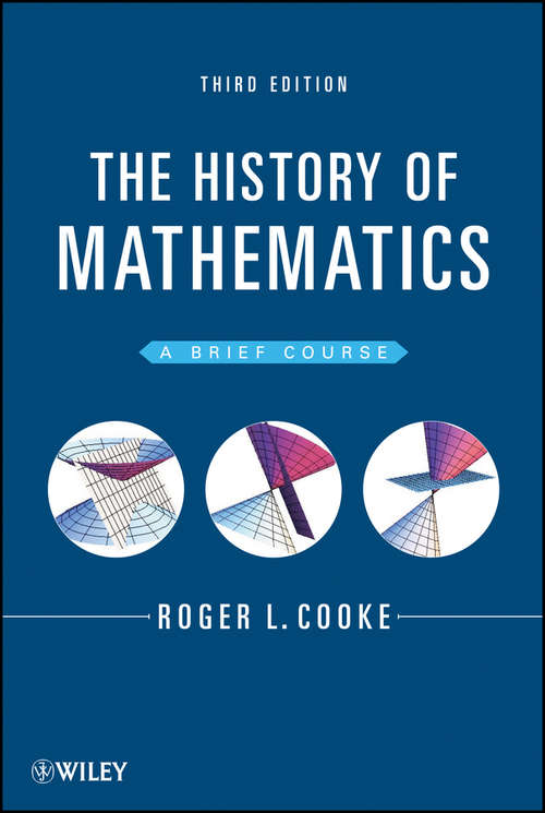 Book cover of The History of Mathematics: A Brief Course (3)