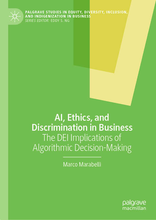 Book cover of AI, Ethics, and Discrimination in Business