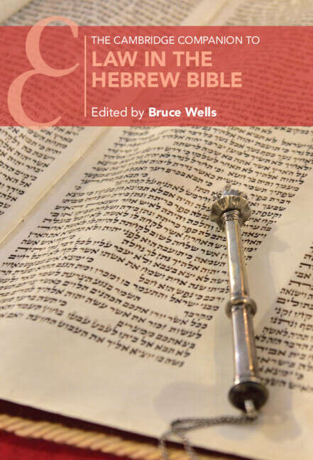 Book cover of The Cambridge Companion to Law in the Hebrew Bible (Cambridge Companions to Religion)