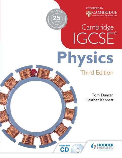Book cover of Cambridge IGCSE Physics 3rd Edition (PDF)