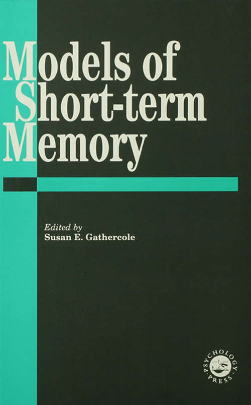 Book cover of Models Of Short-Term Memory