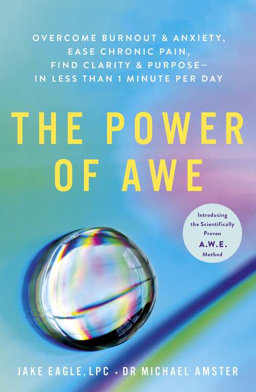 Book cover of The Power of Awe: Overcome Burnout & Anxiety, Ease Chronic Pain, Find Clarity & Purpose — In Less Than 1 Minute Per Day