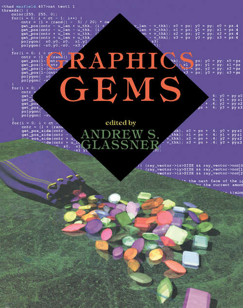 Book cover of Graphics Gems (Graphics Gems - IBM)