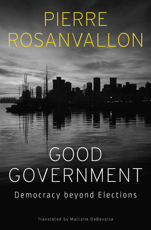 Book cover of Good Government: Democracy beyond Elections