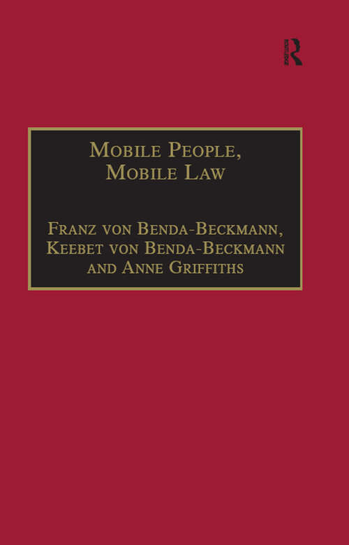 Book cover of Mobile People, Mobile Law: Expanding Legal Relations in a Contracting World (Law, Justice and Power)