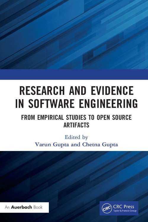 Book cover of Research and Evidence in Software Engineering: From Empirical Studies to Open Source Artifacts