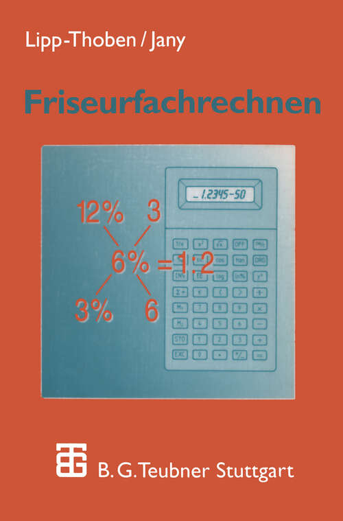 Book cover of Friseurfachrechnen (3., neubearb. Aufl. 1997)