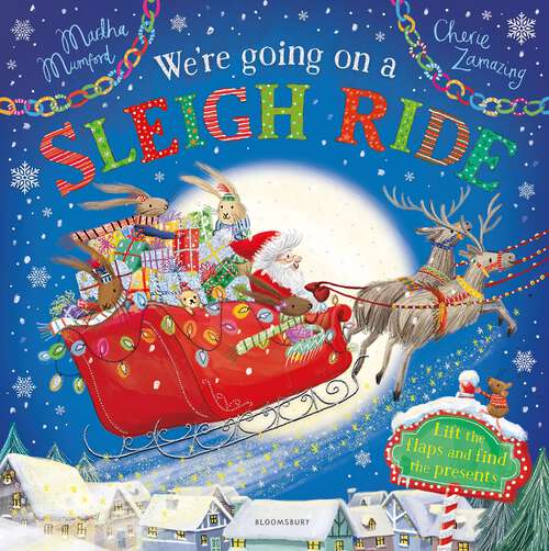 Book cover of We're Going on a Sleigh Ride: A Lift-the-Flap Adventure (The Bunny Adventures)