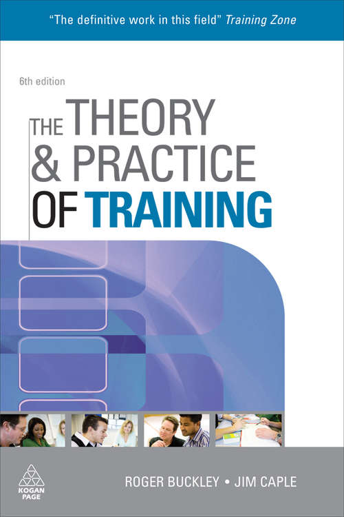 Book cover of The Theory and Practice of Training (6)