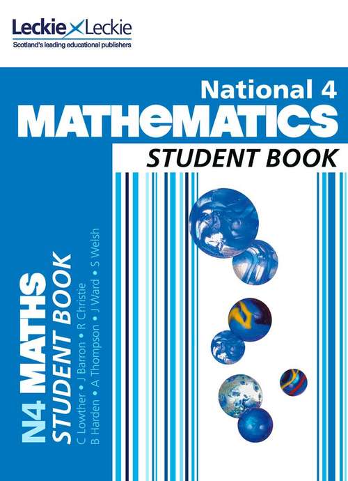 Book cover of National 4 Mathematics: Student Book (PDF)