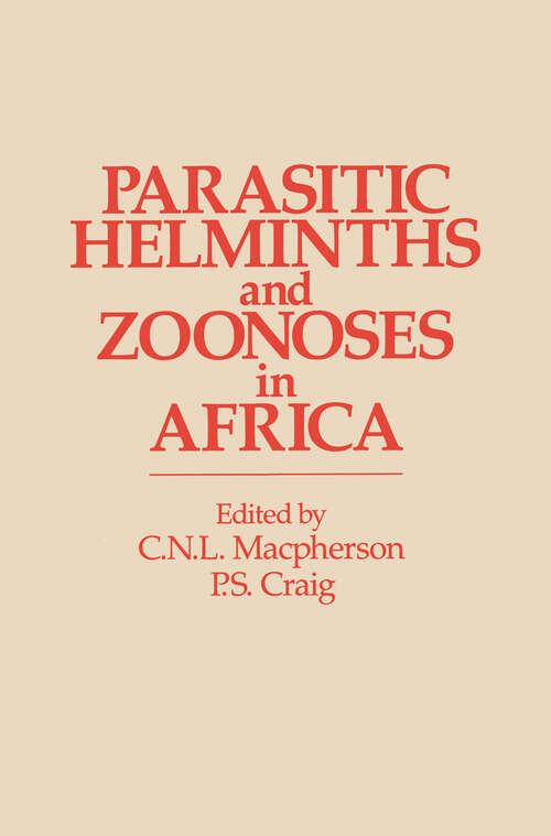 Book cover of Parasitic helminths and zoonoses in Africa (1991)