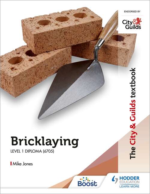 Book cover of The City & Guilds Textbook: Bricklaying for the Level 1 Diploma (6705)