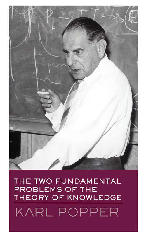 Book cover of The Two Fundamental Problems of the Theory of Knowledge