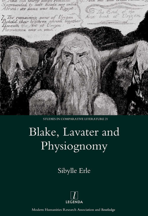 Book cover of Blake, Lavater, and Physiognomy
