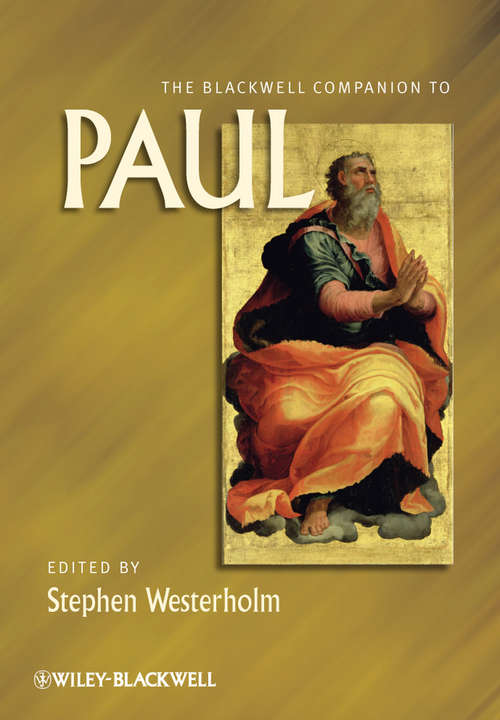 Book cover of The Blackwell Companion to Paul (Wiley Blackwell Companions to Religion #53)