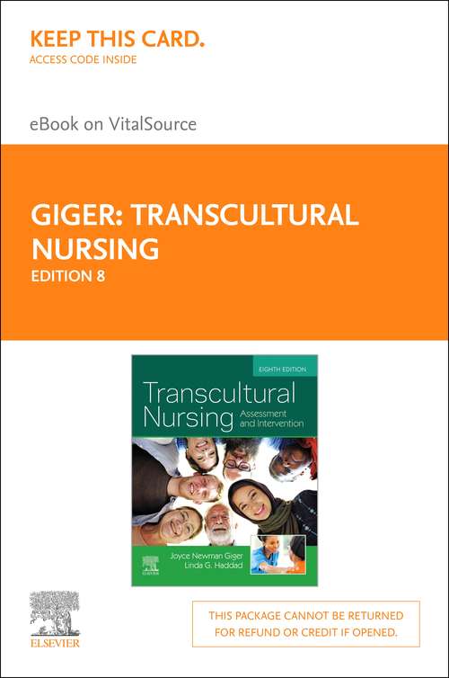 Book cover of Transcultural Nursing - E-Book: Assessment and Intervention (3)