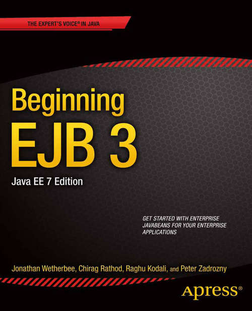Book cover of Beginning EJB 3: Java EE 7 Edition (2nd ed.)