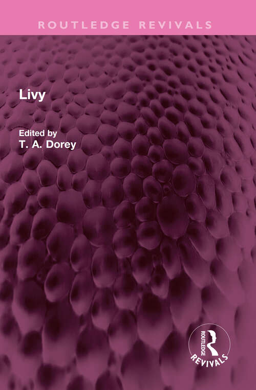 Book cover of Livy (Routledge Revivals)