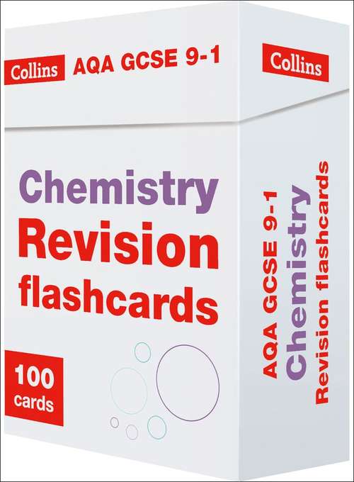 Book cover of New AQA GCSE 9-1 Chemistry Revision Flashcards (PDF) (Collins GCSE 9-1 Revision Ser.)