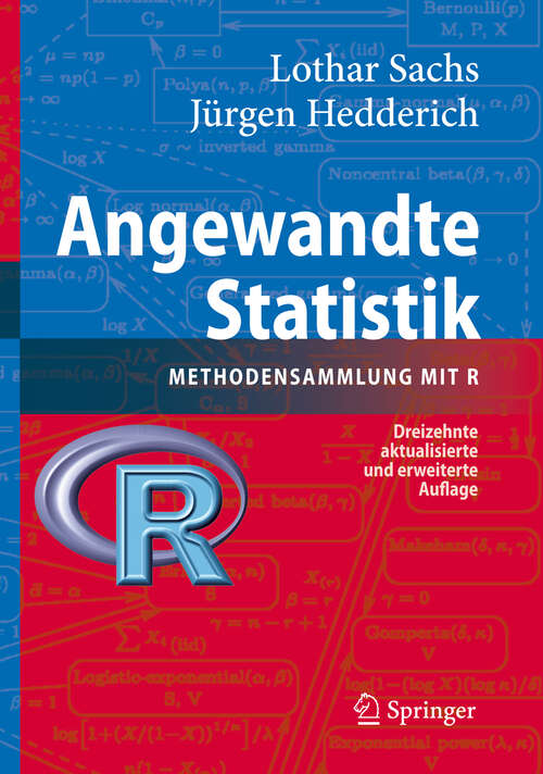 Book cover of Angewandte Statistik: Methodensammlung mit R (13. Aufl. 2009)