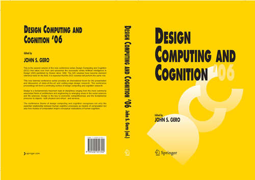 Book cover of Design Computing and Cognition '06 (2006)
