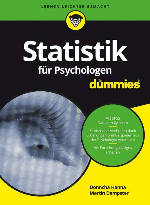 Book cover of Statistik für Psychologen für Dummies: Für Psychologen (Für Dummies)