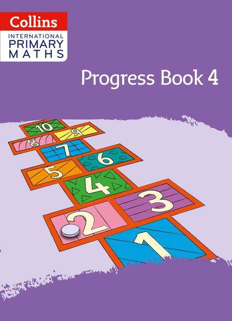 Book cover of International Primary Maths Progress Book: Stage 4 (PDF) (2) (Collins International Primary Maths)