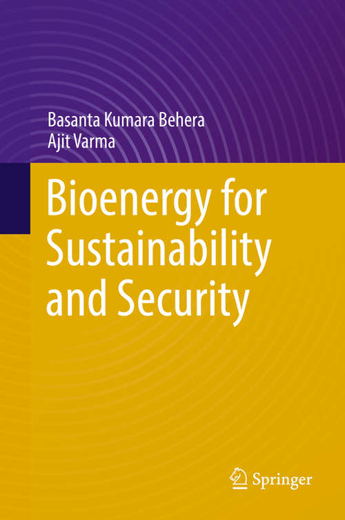 Book cover of Bioenergy for Sustainability and Security