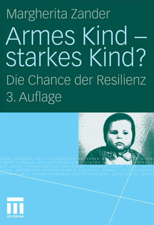 Book cover of Armes Kind - starkes Kind?: Die Chance der Resilienz (3. Aufl. 2010)