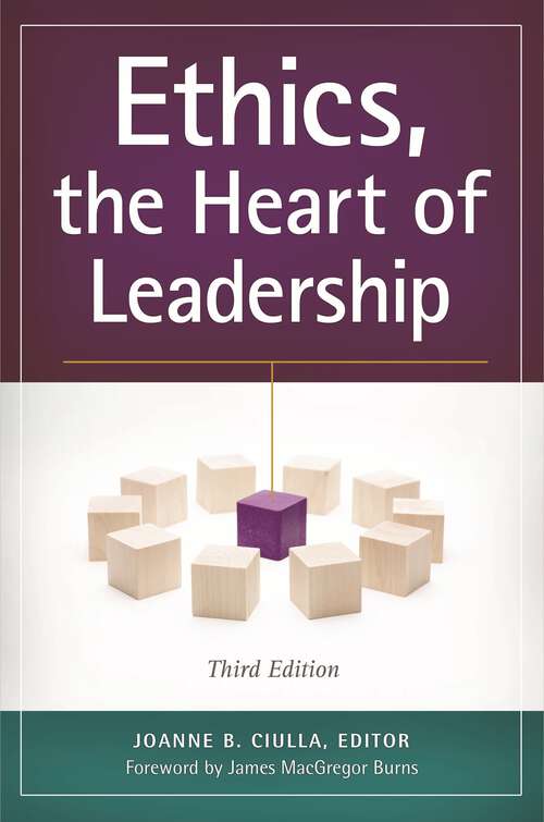 Book cover of Ethics, the Heart of Leadership
