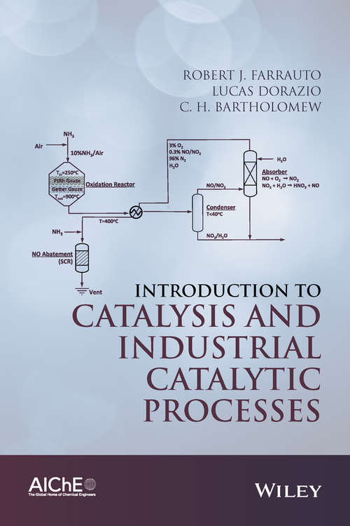 Book cover of Introduction to Catalysis and Industrial Catalytic Processes