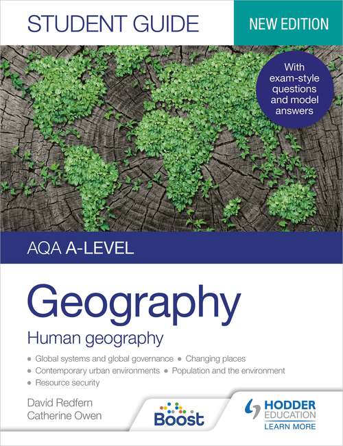 Book cover of AQA A-level Geography Student Guide 2: Human Geography