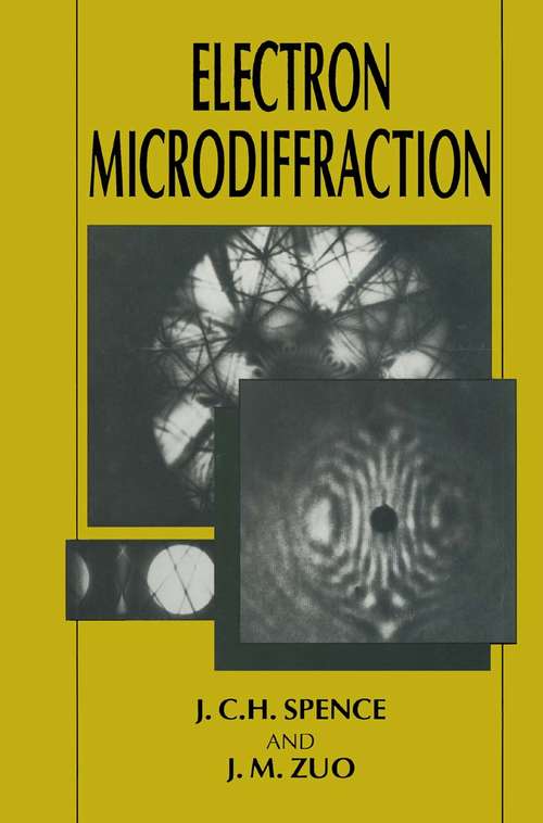 Book cover of Electron Microdiffraction (1992)