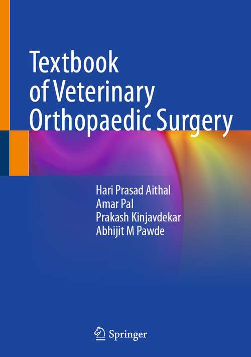 Book cover of Textbook of Veterinary Orthopaedic Surgery (1st ed. 2023)