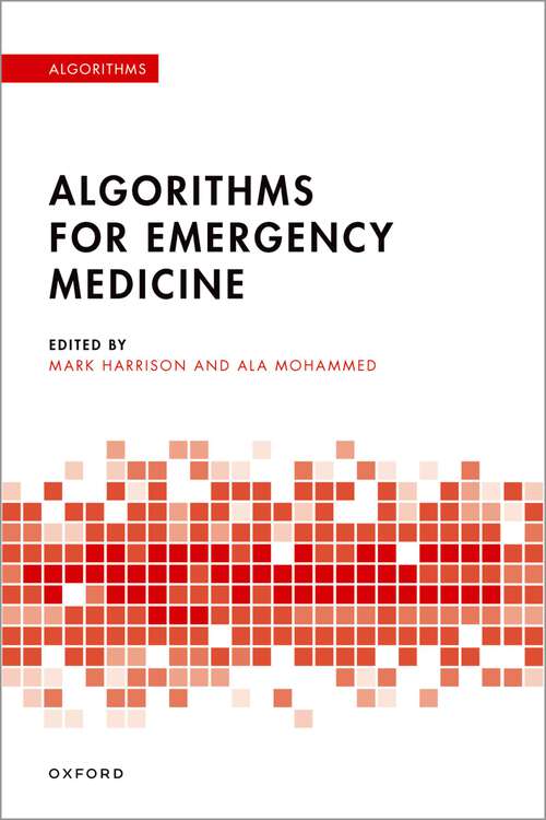 Book cover of Algorithms for Emergency Medicine (Algorithms In)