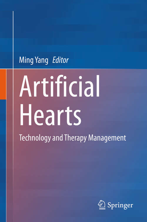 Book cover of Artificial Hearts: Technology and Therapy Management (1st ed. 2020)