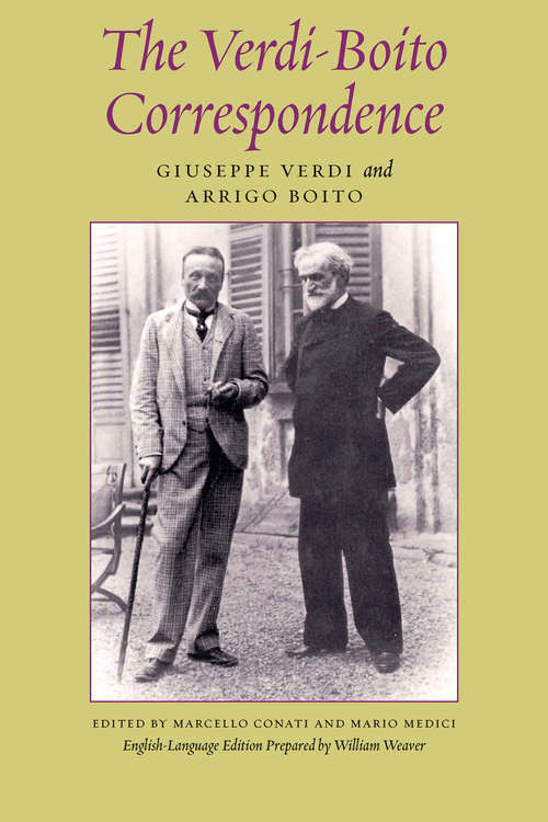 Book cover of The Verdi-Boito Correspondence
