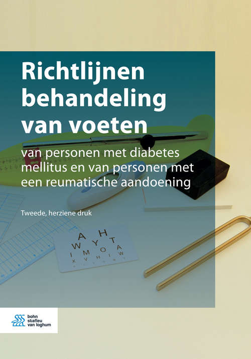 Book cover of Richtlijnen behandeling van voeten: Van personen met diabetes mellitus en van personen met een reumatische aandoening