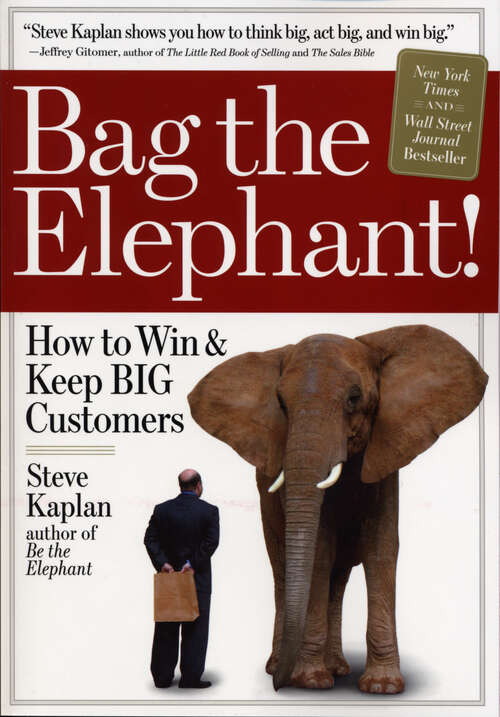 Book cover of Bag the Elephant