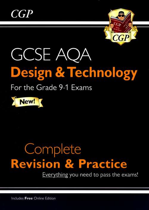 Book cover of Grade 9-1 Design & Technology AQA Complete Revision & Practice (with Online Edition) (PDF)