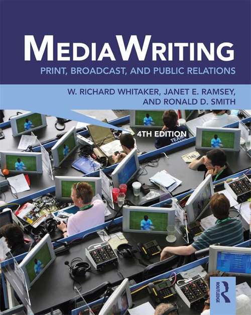Book cover of MediaWriting: Print, Broadcast, and Public Relations