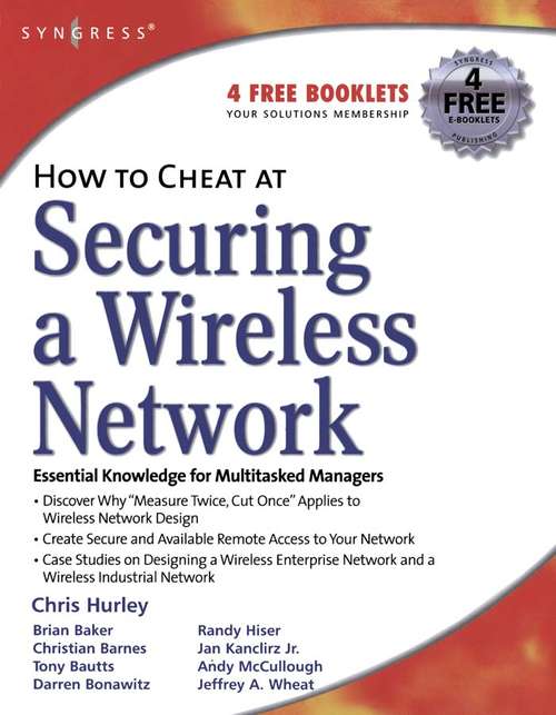 Book cover of How to Cheat at Securing a Wireless Network (How to Cheat)