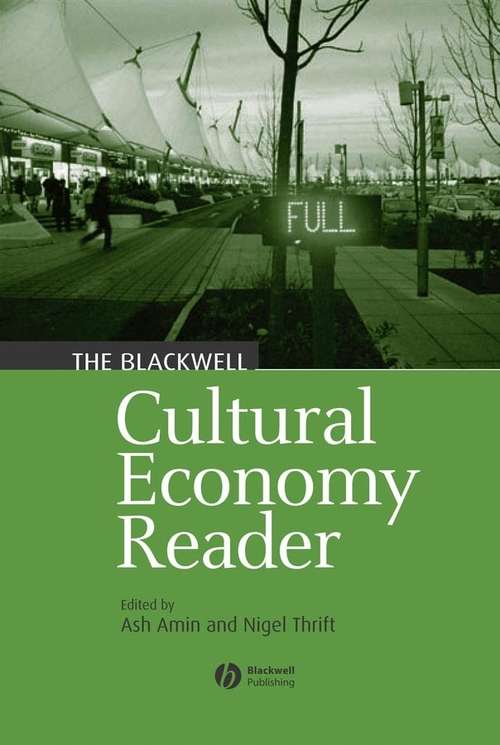Book cover of The Blackwell Cultural Economy Reader