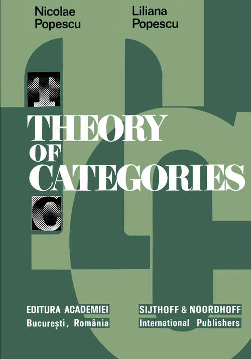 Book cover of Theory of categories (1979)
