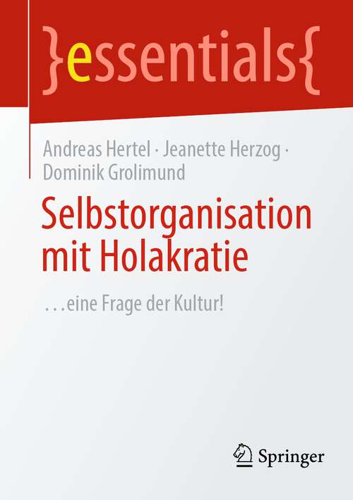 Book cover of Selbstorganisation mit Holakratie