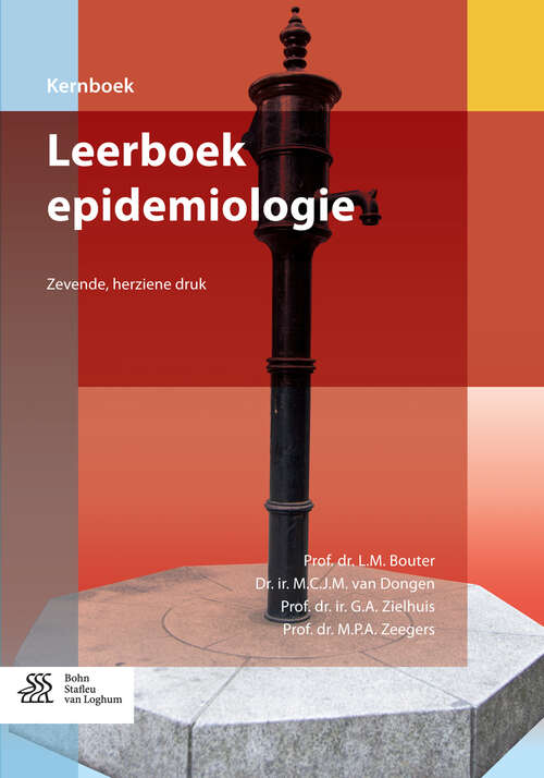 Book cover of Leerboek epidemiologie (7th ed. 2016) (Kernboek)