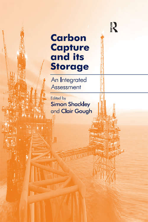 Book cover of Carbon Capture and its Storage: An Integrated Assessment