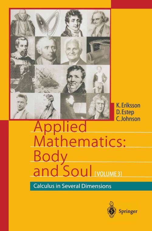 Book cover of Applied Mathematics: Calculus in Several Dimensions (2004)